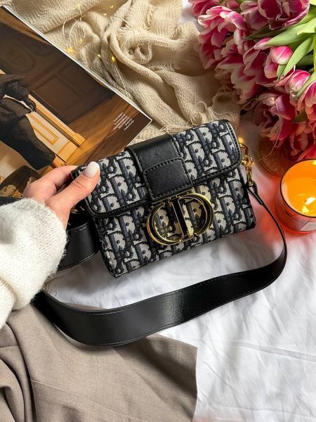 Christian Dior 30 Montaigne Bag Blue/Beige [оригінальна коробка] pr09999 фото