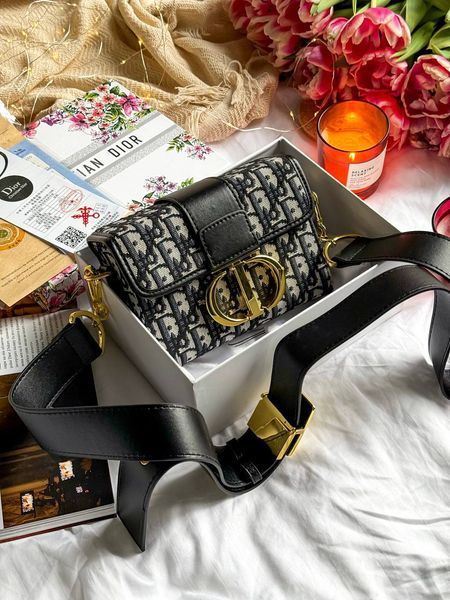 Christian Dior 30 Montaigne Bag Blue/Beige [оригінальна коробка] pr09999 фото