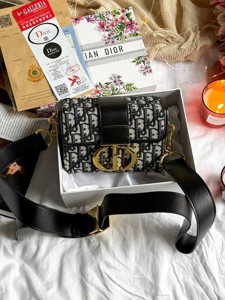 Christian Dior 30 Montaigne Bag Blue/Beige [оригінальна коробка] pr09999 фото