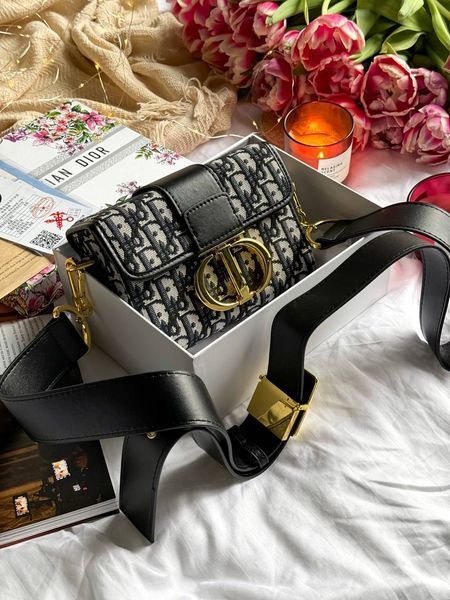 Christian Dior 30 Montaigne Bag Blue/Beige [оригінальна коробка] pr09999 фото