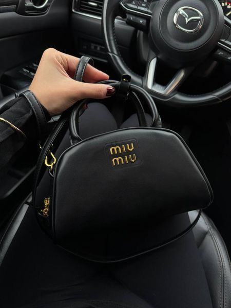 MiuMiu Leather Top-Handle Bag Black [Ориг Коробка] miu2057 фото