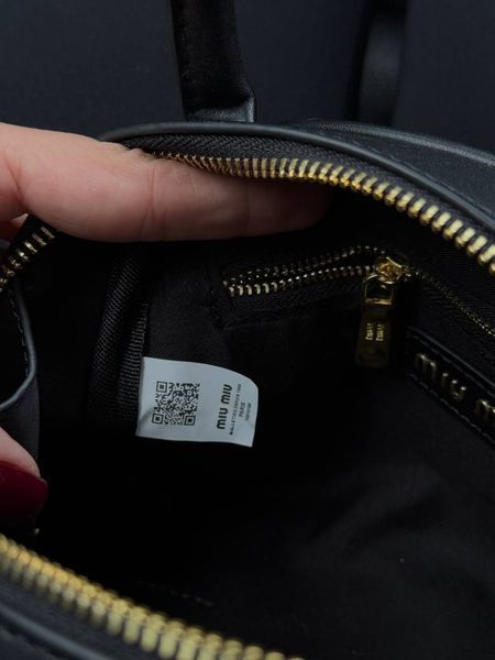 MiuMiu Leather Top-Handle Bag Black [Ориг Коробка] miu2057 фото