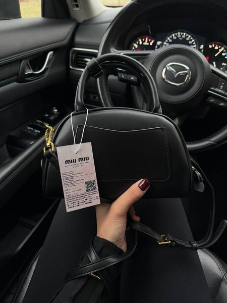 MiuMiu Leather Top-Handle Bag Black [Ориг Коробка] miu2057 фото