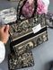 Dior Large Book Tote Ecru and Blue Dior Oblique Embroidery [оригінальна коробка] pr01272 фото 8