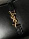 Saint Laurent Hobo Le 5 A 7 Leather Shoulder Bag in Black/Gold pr0031 фото 18