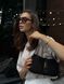 Saint Laurent Hobo Le 5 A 7 Leather Shoulder Bag in Black/Gold pr0031 фото 14