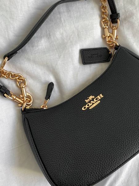 Coach Teri Shoulder Bag In Signature Canvas Black [крафтова коробка] pr97040 фото