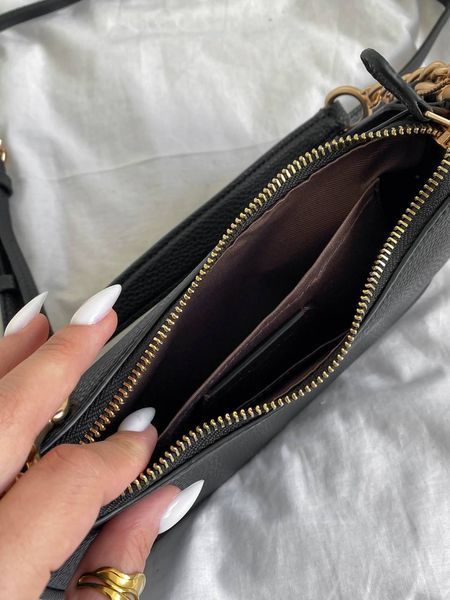 Coach Teri Shoulder Bag In Signature Canvas Black [крафтова коробка] pr97040 фото