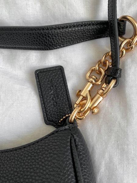Coach Teri Shoulder Bag In Signature Canvas Black [крафтова коробка] pr97040 фото