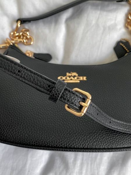 Coach Teri Shoulder Bag In Signature Canvas Black [крафтова коробка] pr97040 фото