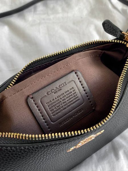 Coach Teri Shoulder Bag In Signature Canvas Black [крафтова коробка] pr97040 фото