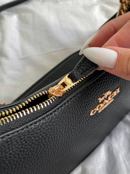 Coach Teri Shoulder Bag In Signature Canvas Black [крафтова коробка] pr97040 фото