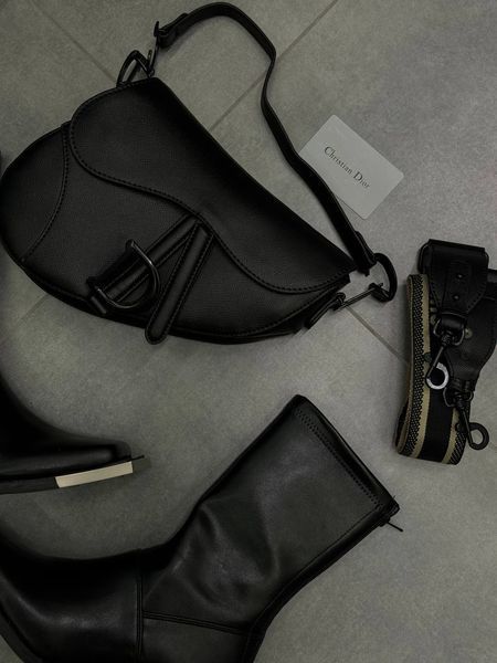 Medium Soft Saddle Bag Total Black [коробка кришка-дно] pr09991 фото