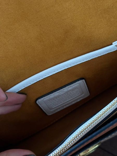 Сoach Tabby Shoulder Bag Signature Canvas White/Brown [крафтова брендована коробка] pr0082 фото