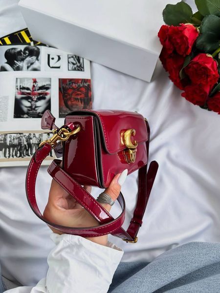 Tabby Shoulder Bag Red Mini [ крафтова коробка] pr0075 фото