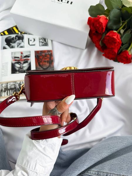 Tabby Shoulder Bag Red Mini [ крафтова коробка] pr0075 фото