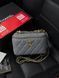 Chanel Classic Cream Lambskin Pearl Crush Vanity Bag Blue [магнітна коробка] pr7880 фото 15