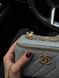 Chanel Classic Cream Lambskin Pearl Crush Vanity Bag Blue [магнітна коробка] pr7880 фото 8