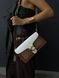 Сoach Tabby Shoulder Bag Signature Canvas White/Brown [крафтова брендована коробка] pr0082 фото 3