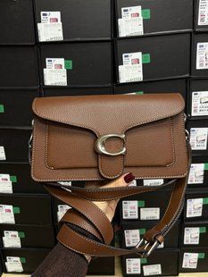 Сoach Tabby Shoulder Bag Brown/Silver [оригінальна коробка] pr01981 фото