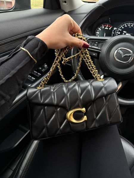Coach Tabby Shoulder Bag With Pillow Quilting Black [магнітна коробка] pr0117 фото