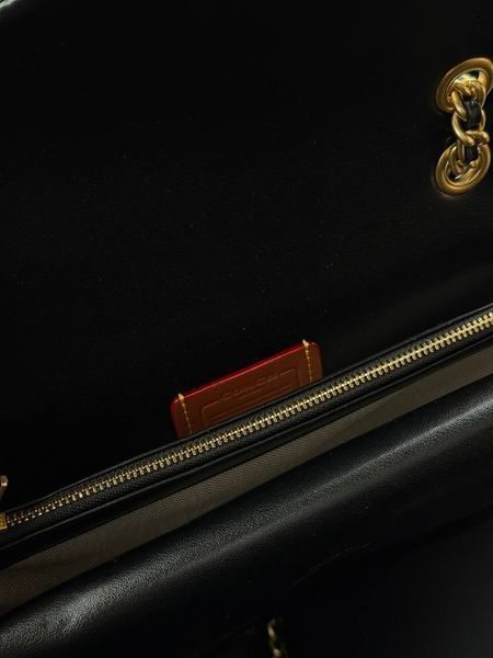 Coach Tabby Shoulder Bag With Pillow Quilting Black [магнітна коробка] pr0117 фото