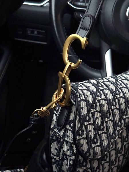 Dior Saddle Bag with Strap Blue Dior Oblique Jacquard [коробка кришка-дно] pr09976 фото
