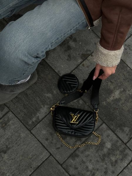 Louis Vuitton New Wave Multi Pochette Bag Black/Gold [магнітна брендована коробка] pr0013 фото