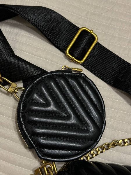Louis Vuitton New Wave Multi Pochette Bag Black/Gold [магнітна брендована коробка] pr0013 фото