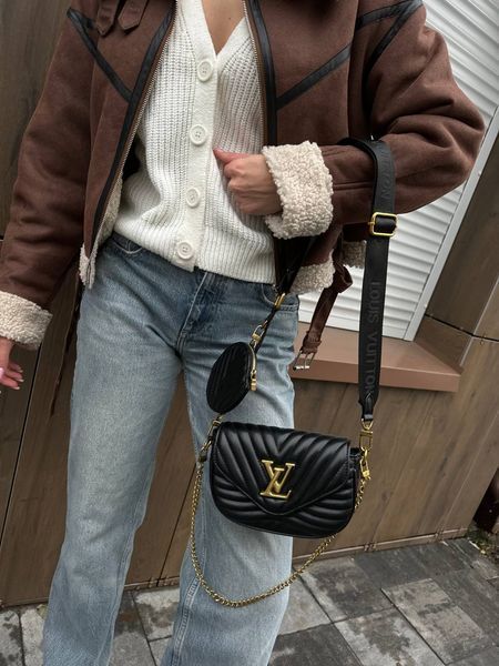 Louis Vuitton New Wave Multi Pochette Bag Black/Gold [магнітна брендована коробка] pr0013 фото