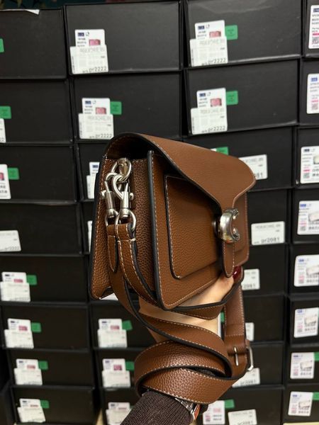 Сoach Tabby Shoulder Bag Brown/Silver [оригінальна коробка] pr01981 фото