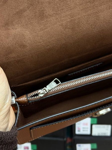 Сoach Tabby Shoulder Bag Brown/Silver [оригінальна коробка] pr01981 фото