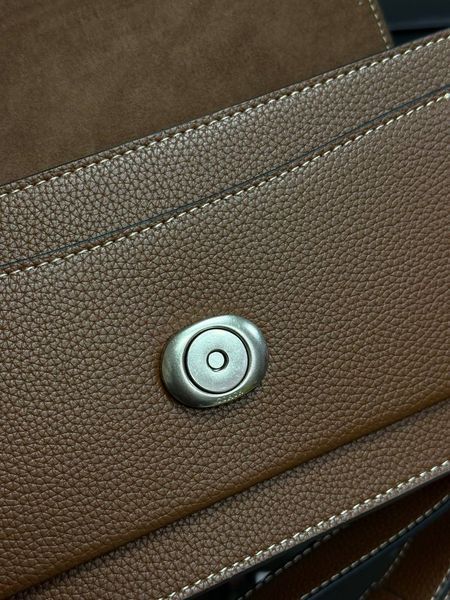 Сoach Tabby Shoulder Bag Brown/Silver [оригінальна коробка] pr01981 фото
