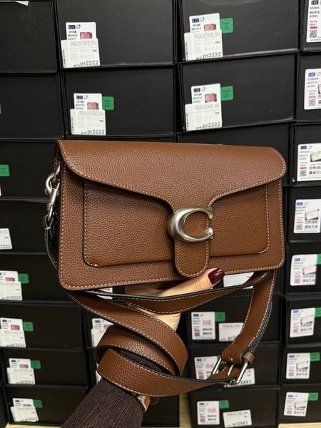 Сoach Tabby Shoulder Bag Brown/Silver [оригінальна коробка] pr01981 фото