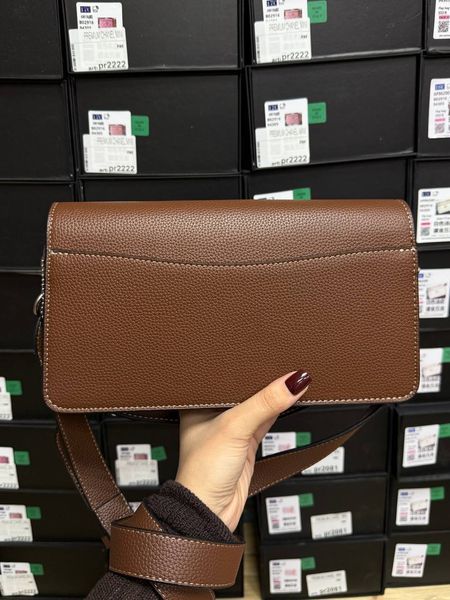 Сoach Tabby Shoulder Bag Brown/Silver [оригінальна коробка] pr01981 фото