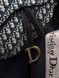 Dior Saddle Bag with Strap Blue Dior Oblique Jacquard [коробка кришка-дно] pr09976 фото 12