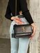 Yves Saint Laurent Medium Sunset in Smooth Leather Black/Gold pr08510 фото 6