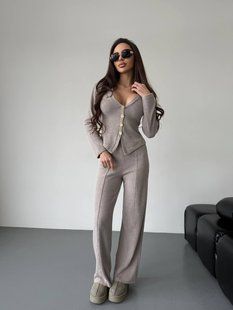 Оригінальний костюм у стилі old money 4195 фото