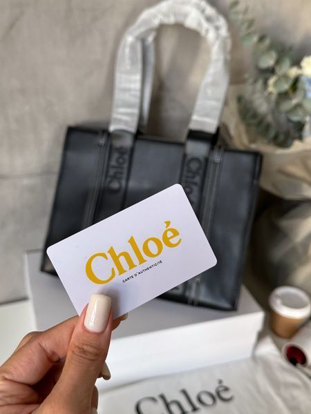 Chloe Shopper Woody Tote Bag pr8904 фото