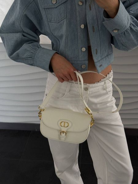 Dior Bobby Bag WHITE Smooth Skin [оригінальна коробка] pr1904 фото