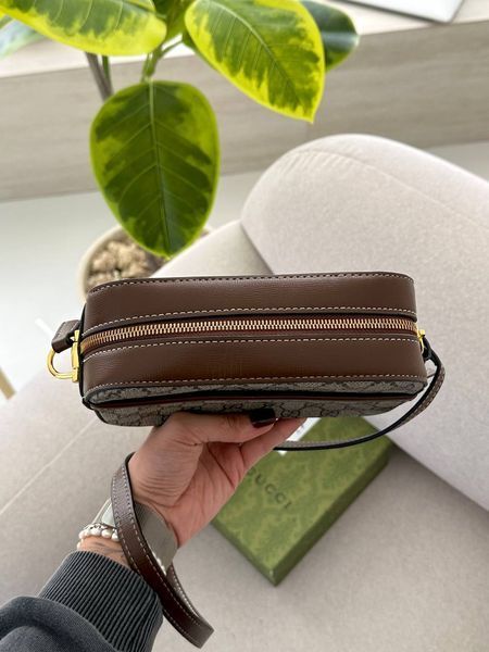 Gucci Horsebit 1955 Small Shoulder Bag Brown [оригінальна коробка] pr7719 фото
