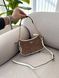 Coach Teri Shoulder Bag In Signature Canvas Snake/Brown [крафтова брендована коробка] pr97063 фото 3