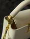 Louis Vuitton Capucines BB Milk/Gold Коробка магніт lv1034 фото 13