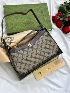 Gucci Ophidia Gg Medium Handbag Brown [оригінальна коробка] g00179 фото