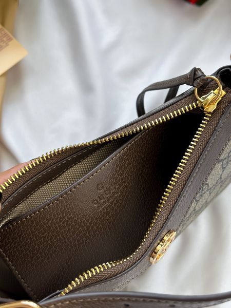Gucci Ophidia Gg Medium Handbag Brown [оригінальна коробка] g00179 фото