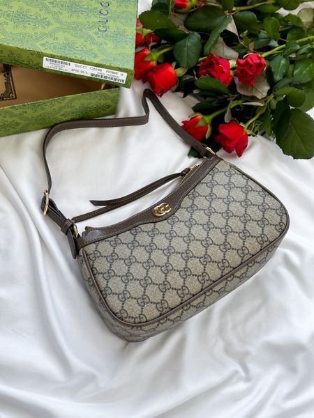 Gucci Ophidia Gg Medium Handbag Brown [оригінальна коробка] g00179 фото