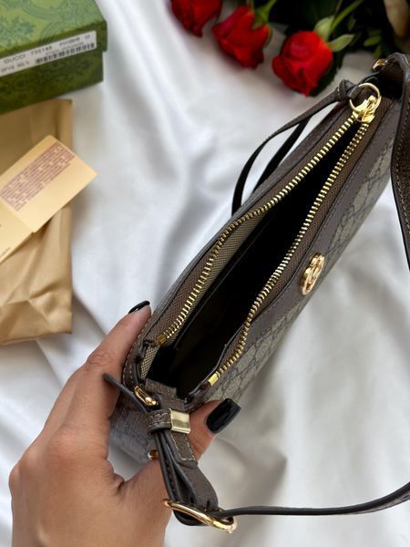 Gucci Ophidia Gg Medium Handbag Brown [оригінальна коробка] g00179 фото