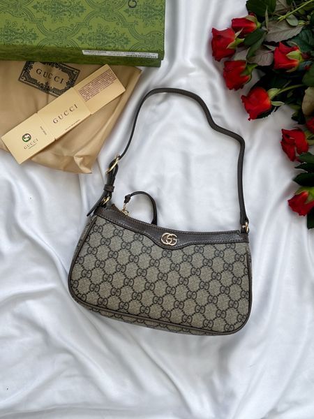 Gucci Ophidia Gg Medium Handbag Brown [оригінальна коробка] g00179 фото