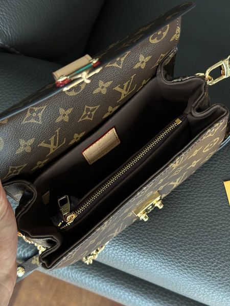 Louis Vuitton Pochette M&eacute;tis East West Bag Brown/Milk [ коробка магніт ] pr7344 фото