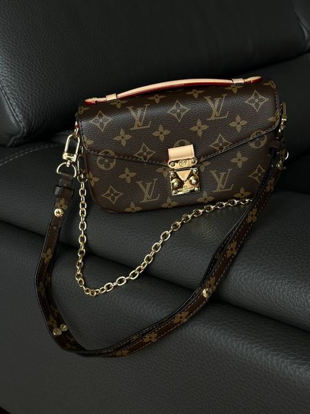 Louis Vuitton Pochette M&eacute;tis East West Bag Brown/Milk [ коробка магніт ] pr7344 фото